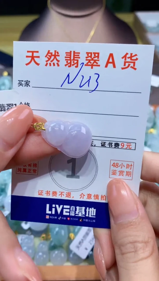 翡翠未镶嵌颈饰天然缅甸a货翡翠