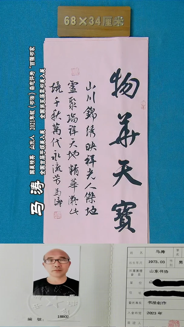 书法176R马涛书法作品