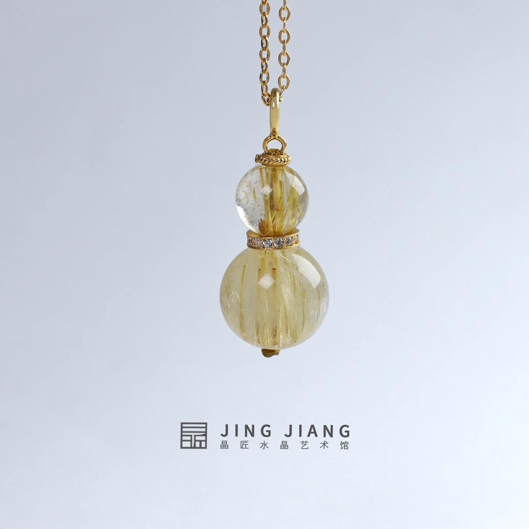 晶匠晶匠钛晶“稳赚”葫芦项链  多样性发一 简约精选