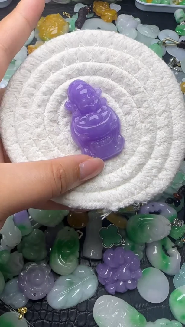 颈饰未镶嵌翡翠缅甸翡翠吊坠