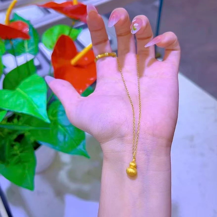 【小纯专属】足金999投资金拉丝葫芦套链双11大促送礼（多退少补）