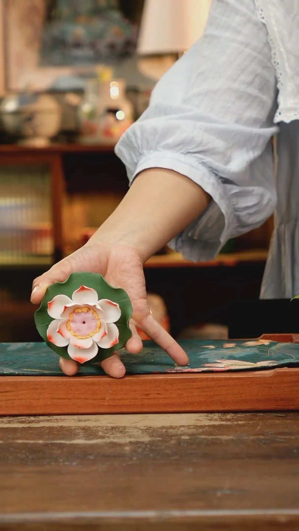 瓷片景德镇纯手工釉下彩精品茶具