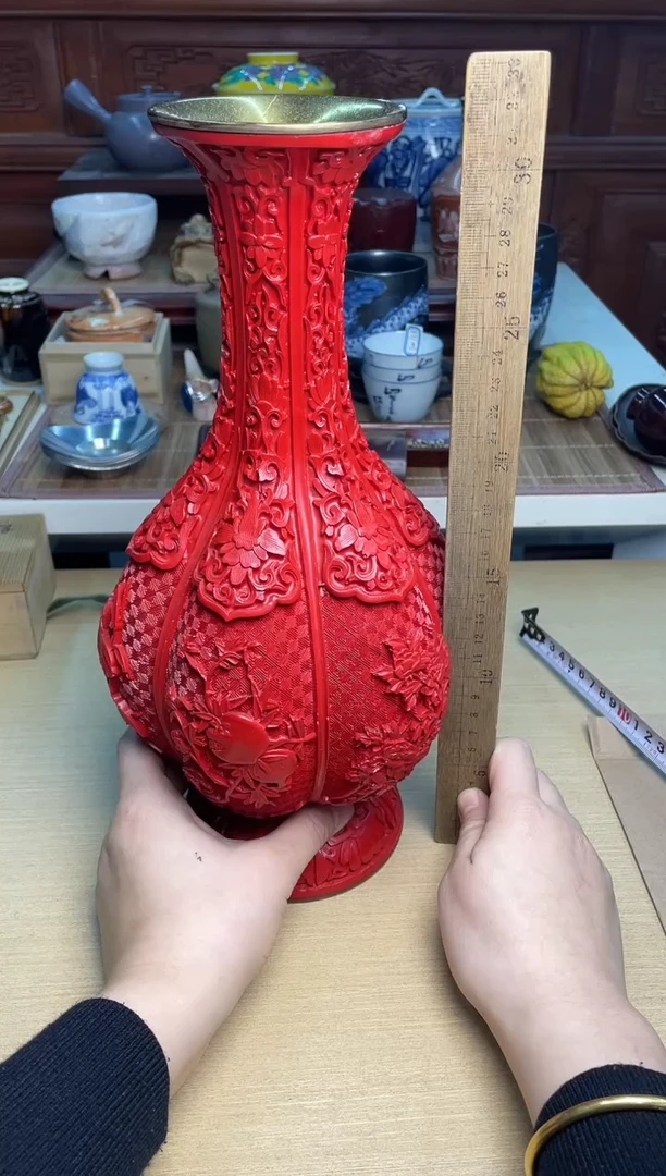 97号剔红铜胎32cm直播专用链接