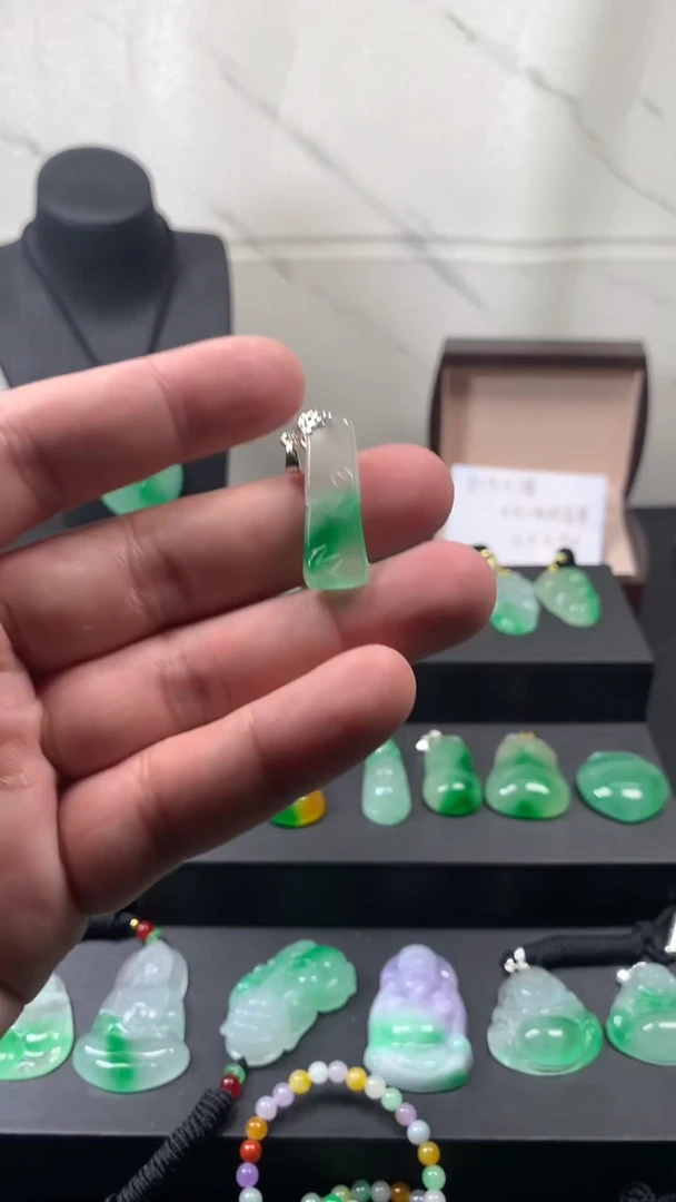 颈饰未镶嵌翡翠所见即所得，一图一物