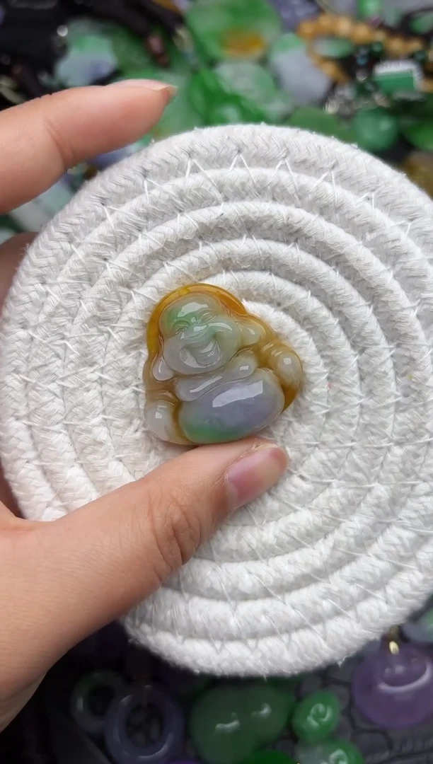 颈饰未镶嵌翡翠缅甸翡翠吊坠