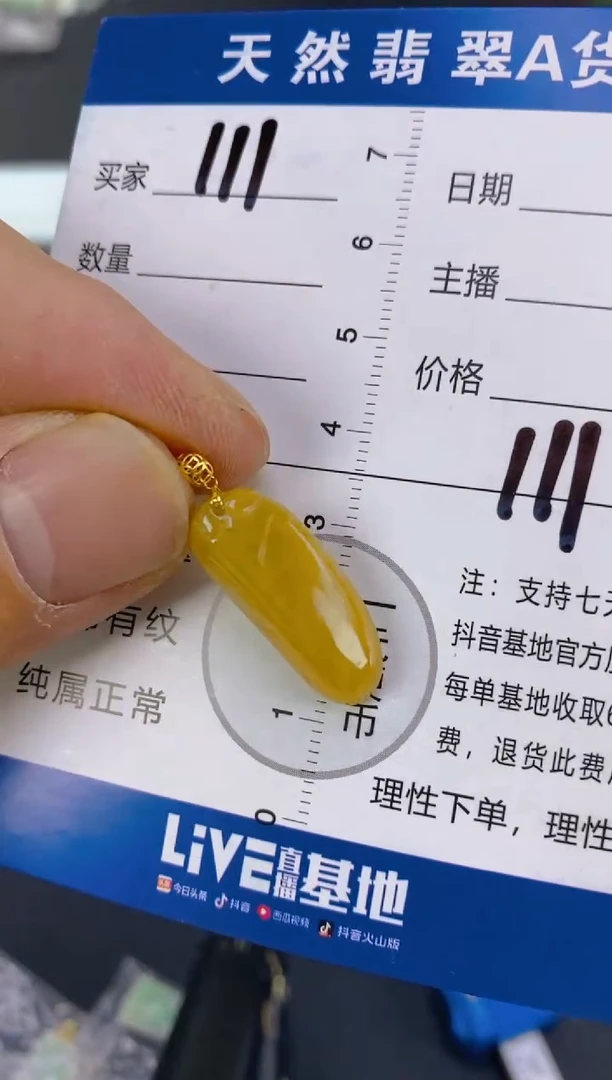 【闪购商品】翡翠颈饰18K金镶嵌天然A货翡翠