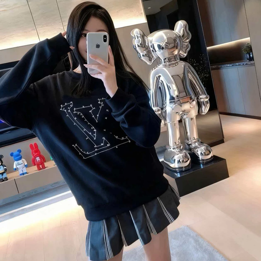 新款Logo刺绣 男女同款 套头圆领卫衣