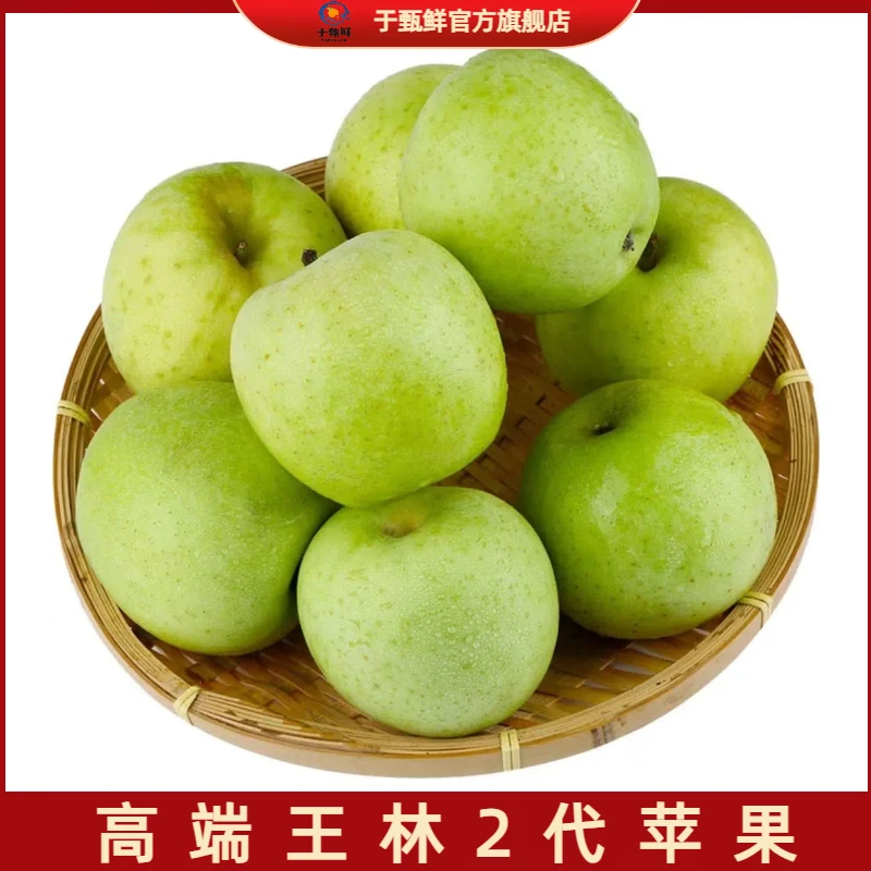 【顺丰包邮】于甄鲜正宗王林高端2代苹果脆甜雀斑青苹果4.5-5斤