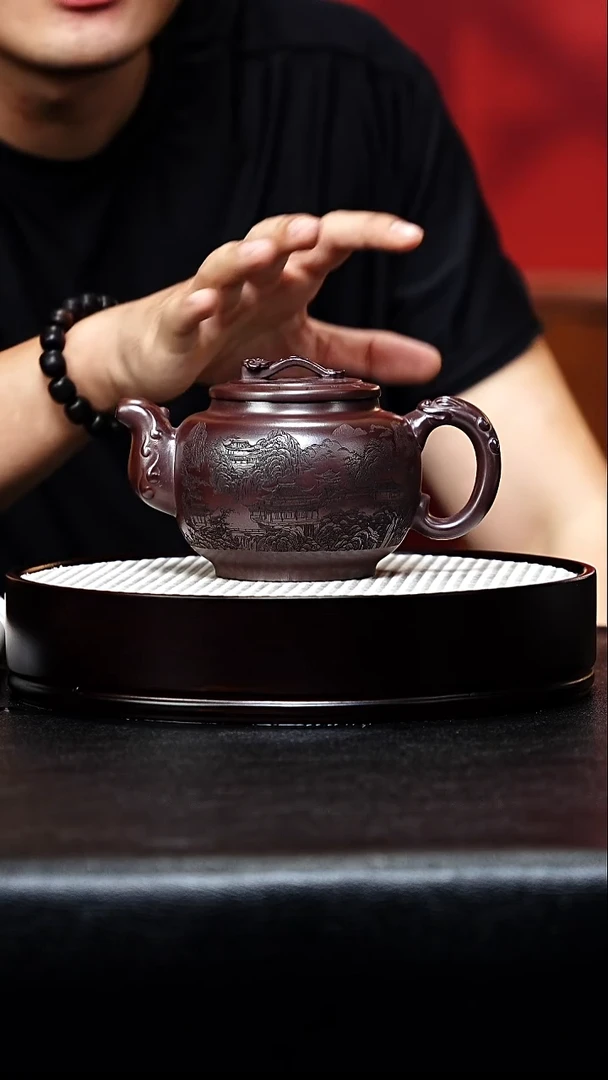 茶壶紫砂如意手工紫砂壶