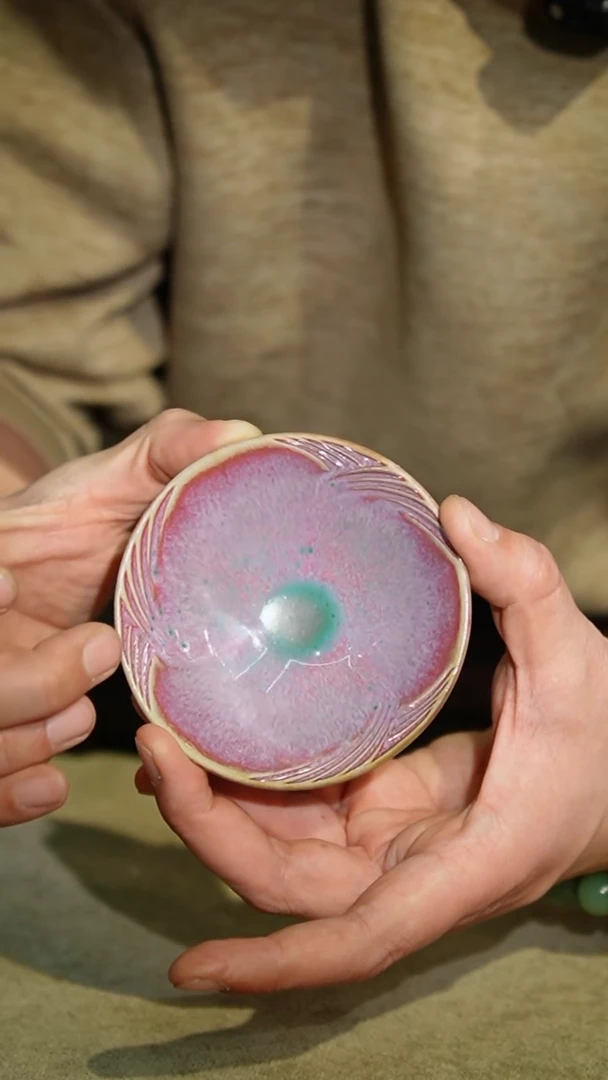 【闪购商品】13-1水纹盏（刘红生个人款）