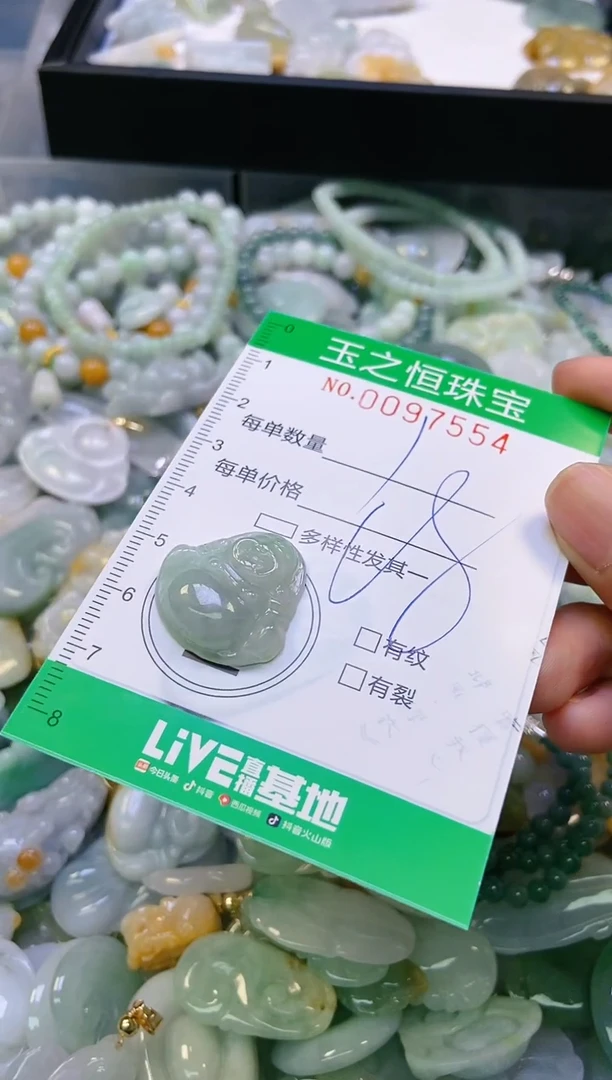 翡翠未镶嵌颈饰闪购0097554