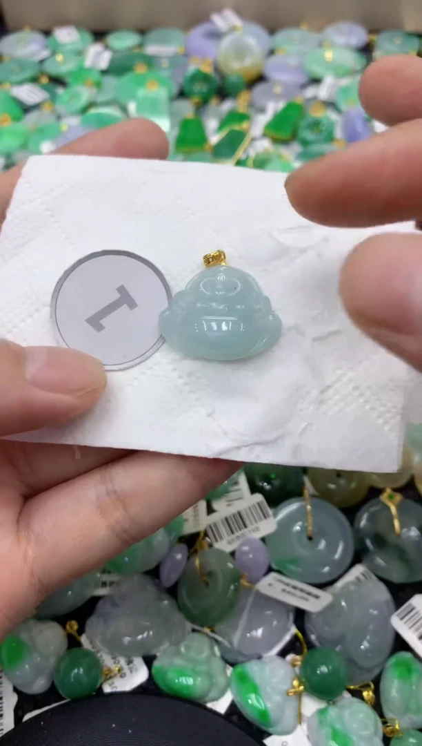 颈饰未镶嵌翡翠天然缅甸翡翠A货