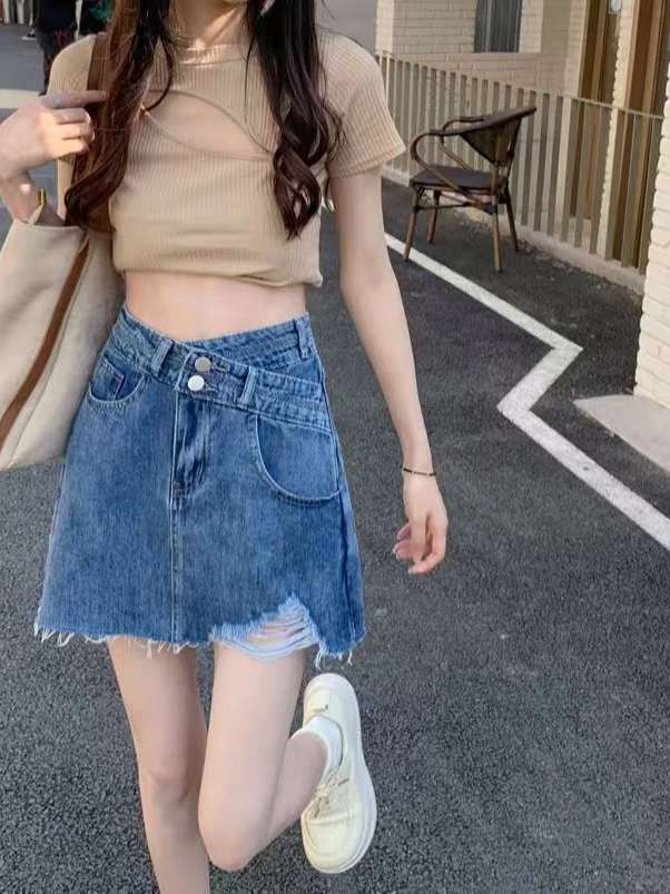 【春】夏季百搭牛仔短裙短裤