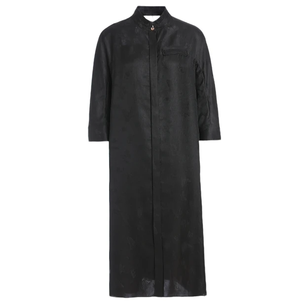 国风中式复古桑蚕丝香云纱外套