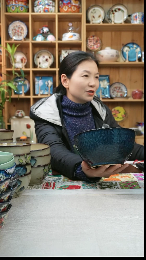 瓷片小可陶瓷高温一只大碗