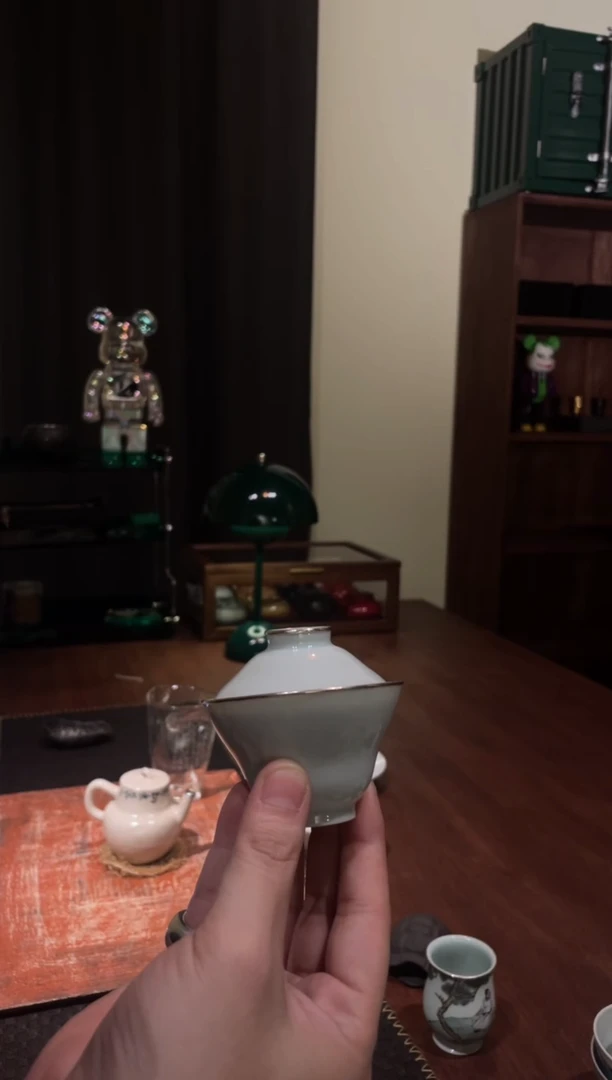 三银口素胎葫芦盖碗...预售 2天左右发货