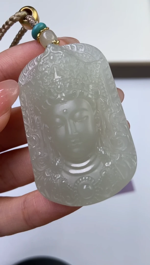 【闪购商品】和田玉挂件未镶嵌279197/观音  多样性一件发