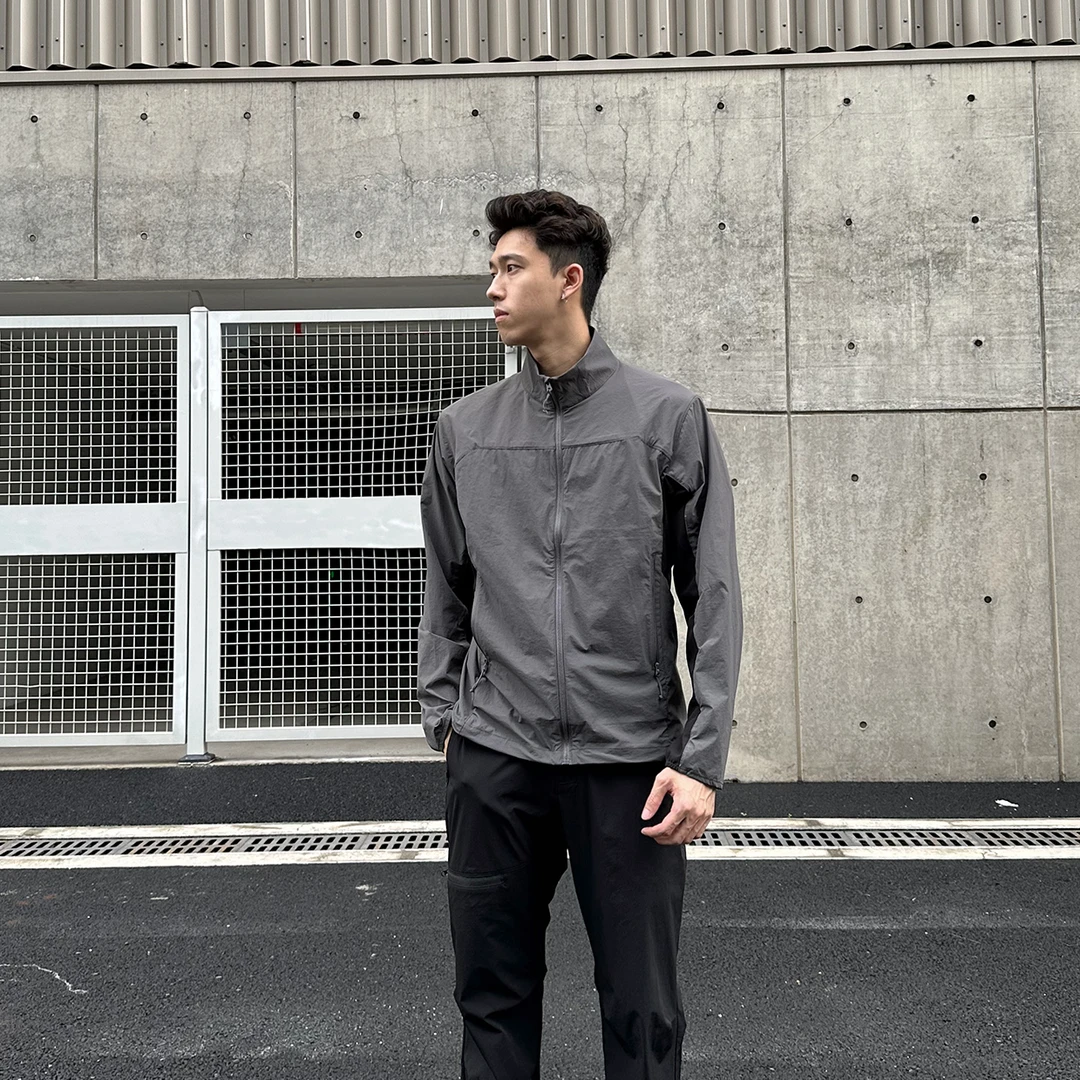 春秋季软壳茑版Squamish冲锋衣户外运动行政立领夹克机能外套男士