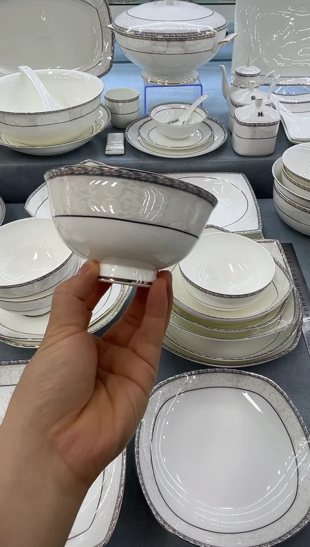 骨瓷玲珑5高10个