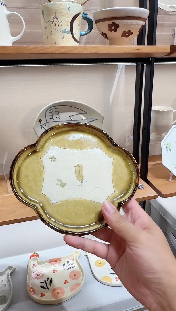 陶日本手作陶瓷器物啦啦啦啦啦龙泽三奈子