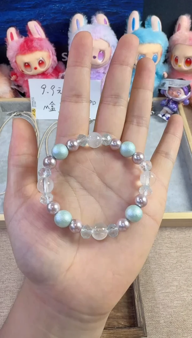 无合成金属12磨珍珍晶晶琉璃手串