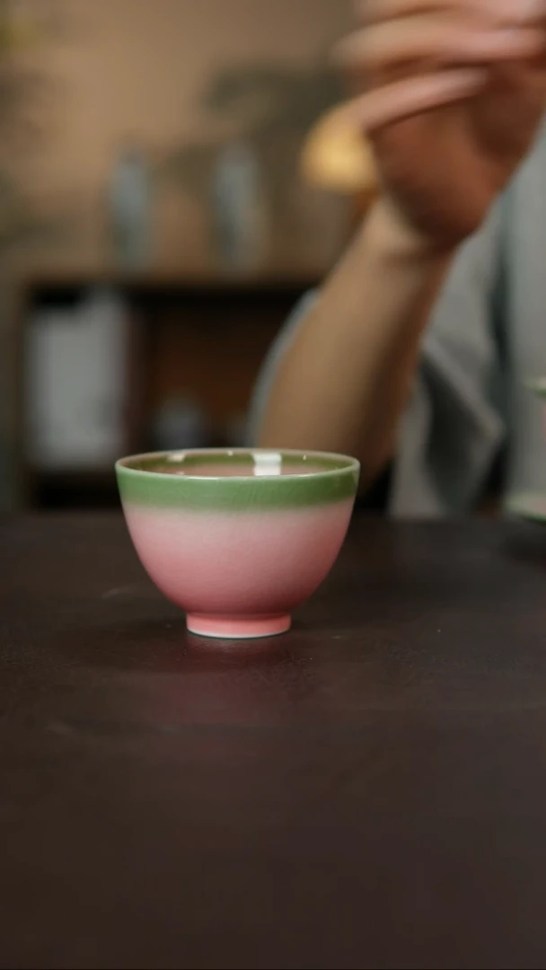 杯景德柴烧手作多人瑕疵