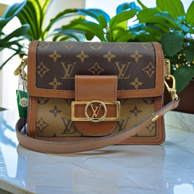 95新 LouisVuitton/路易威登  老花小号达芙妮 1723 7718