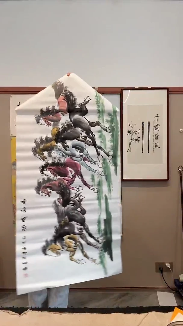 国画j朱老师国画作品一件
