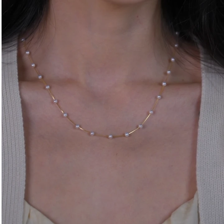 SG10196  | s925银 极光淡水珍珠满天星