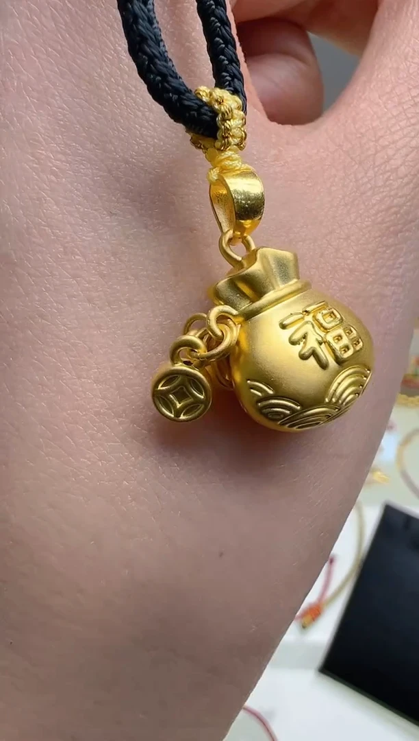 【闪购商品】定制足金吊坠(不含链)多样性发货发一件克重以证书为准