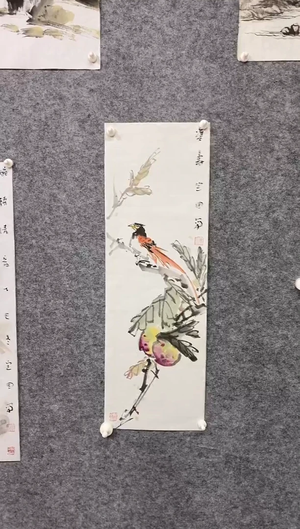 国画尚定固国画作品