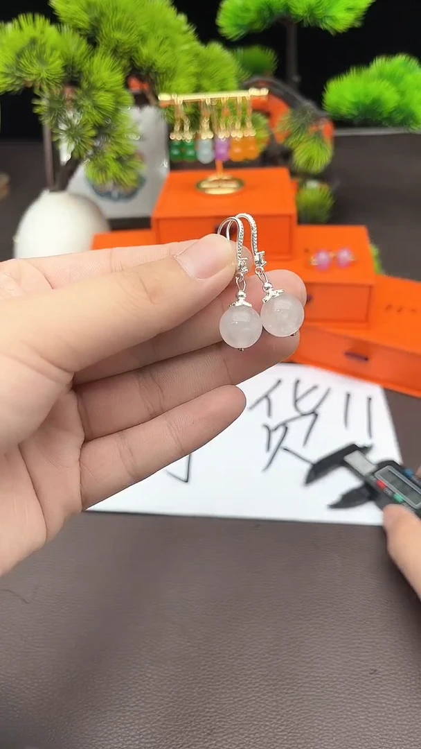 【闪购商品】水晶耳饰银S925镶嵌216000