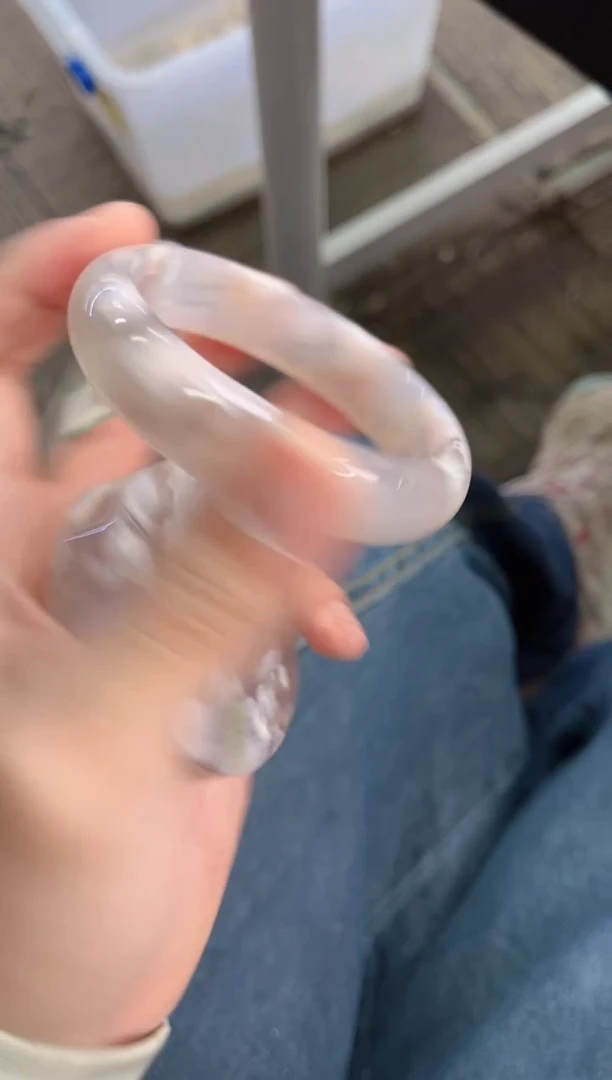 未镶嵌手镯石英质玉尘*丷圈口（赠品镯心）