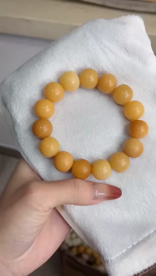 手串菩提根/象牙果s15干磨苹果小老太稀有色14*15mm手串