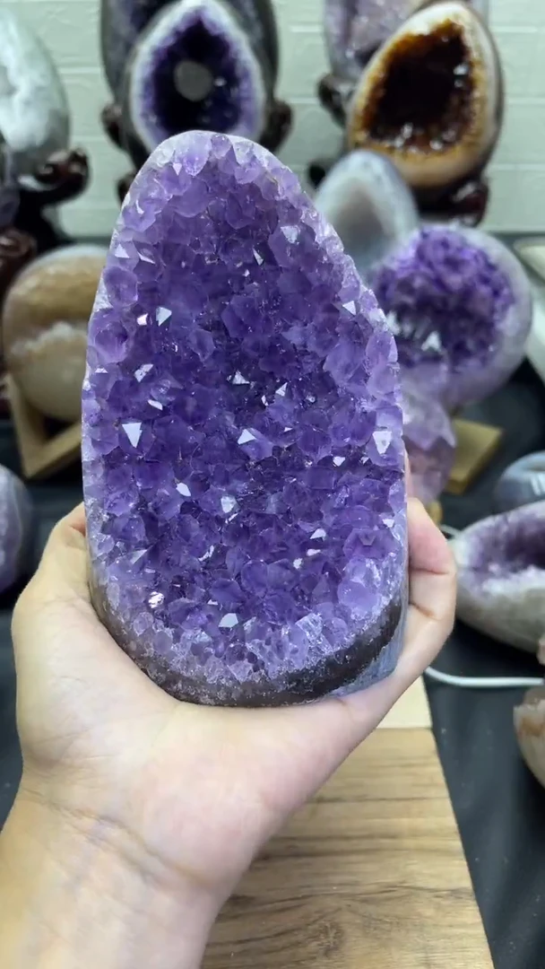 未镶嵌大型摆件（非配饰）紫晶15号摆件