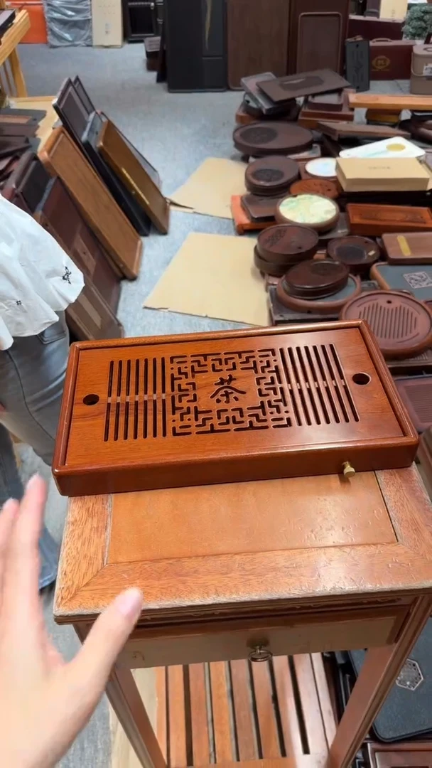 茶盘茶盘茶盘36*20花梨木