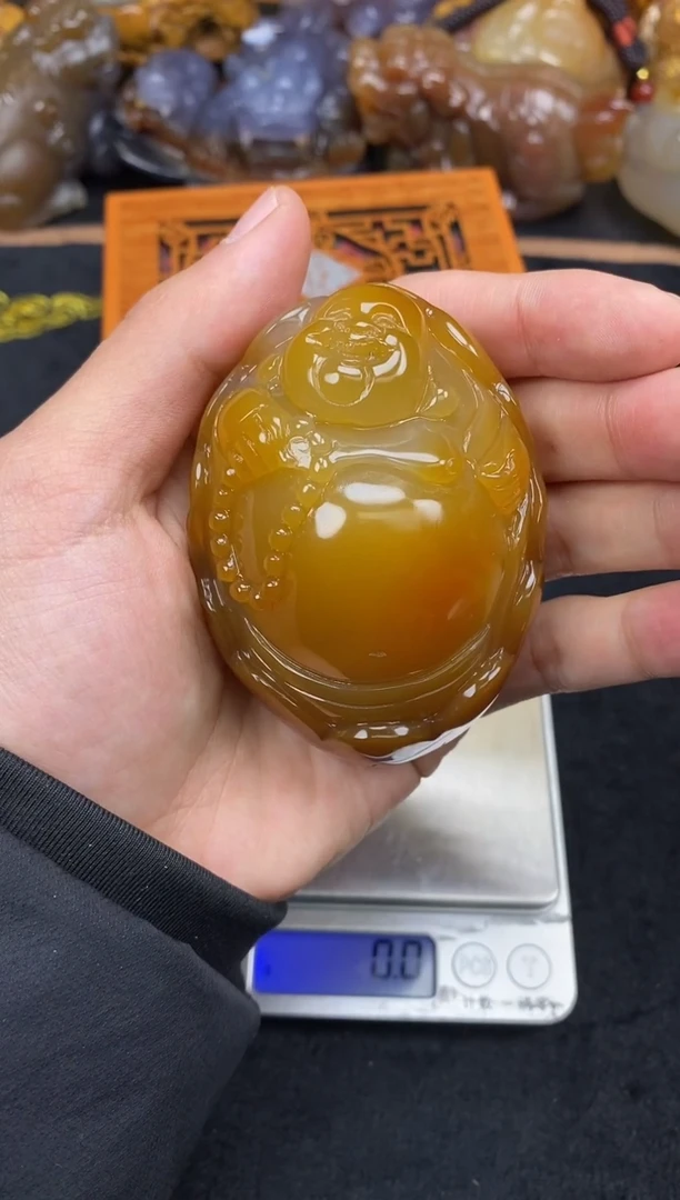 未镶嵌玛瑙/玉髓珠宝奇石钟*刀0