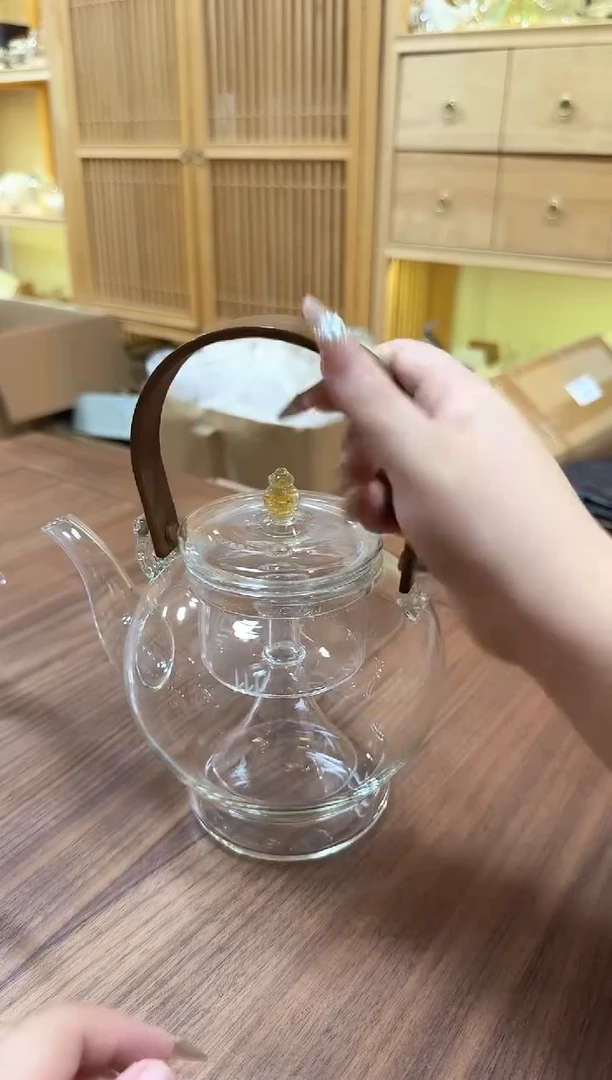黄晶连心壶
