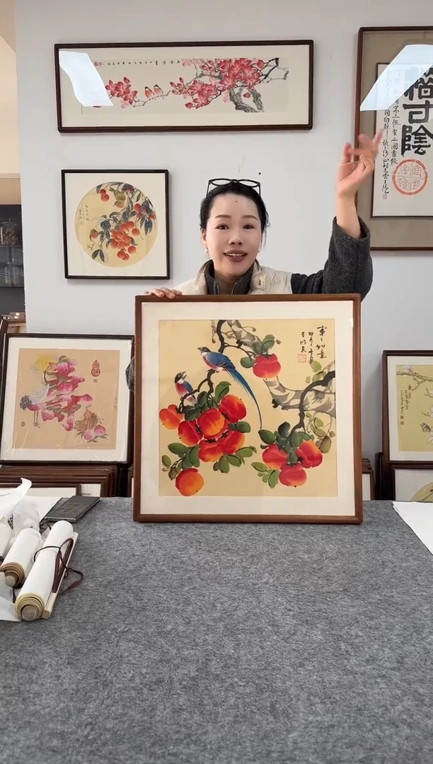 书法唐专波15-53*53绘画手绘同款