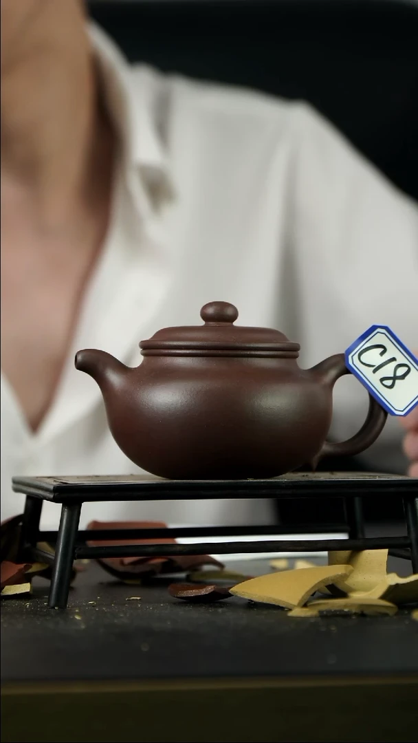 茶壶紫砂C18【小四紫砂】