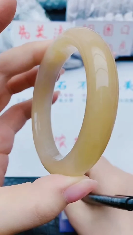 未镶嵌手镯石英质玉w232+64-65
