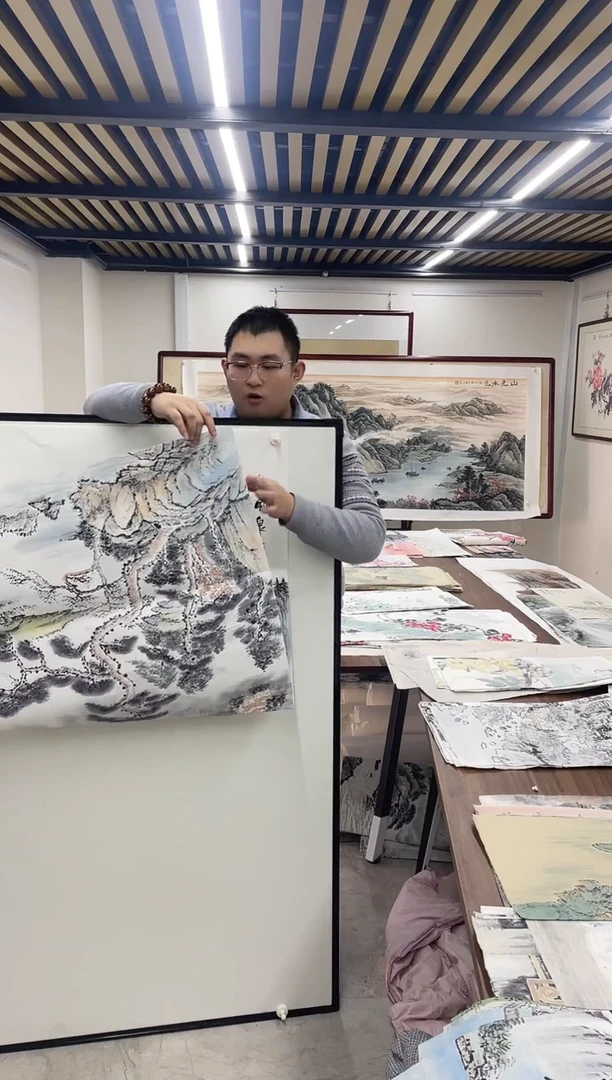 国画融易专属链接-一峰中堂带证书