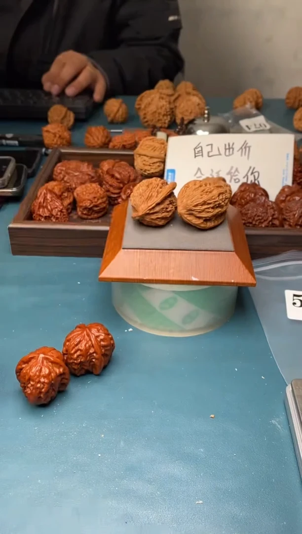 吊坠文玩核桃堂上虎头527