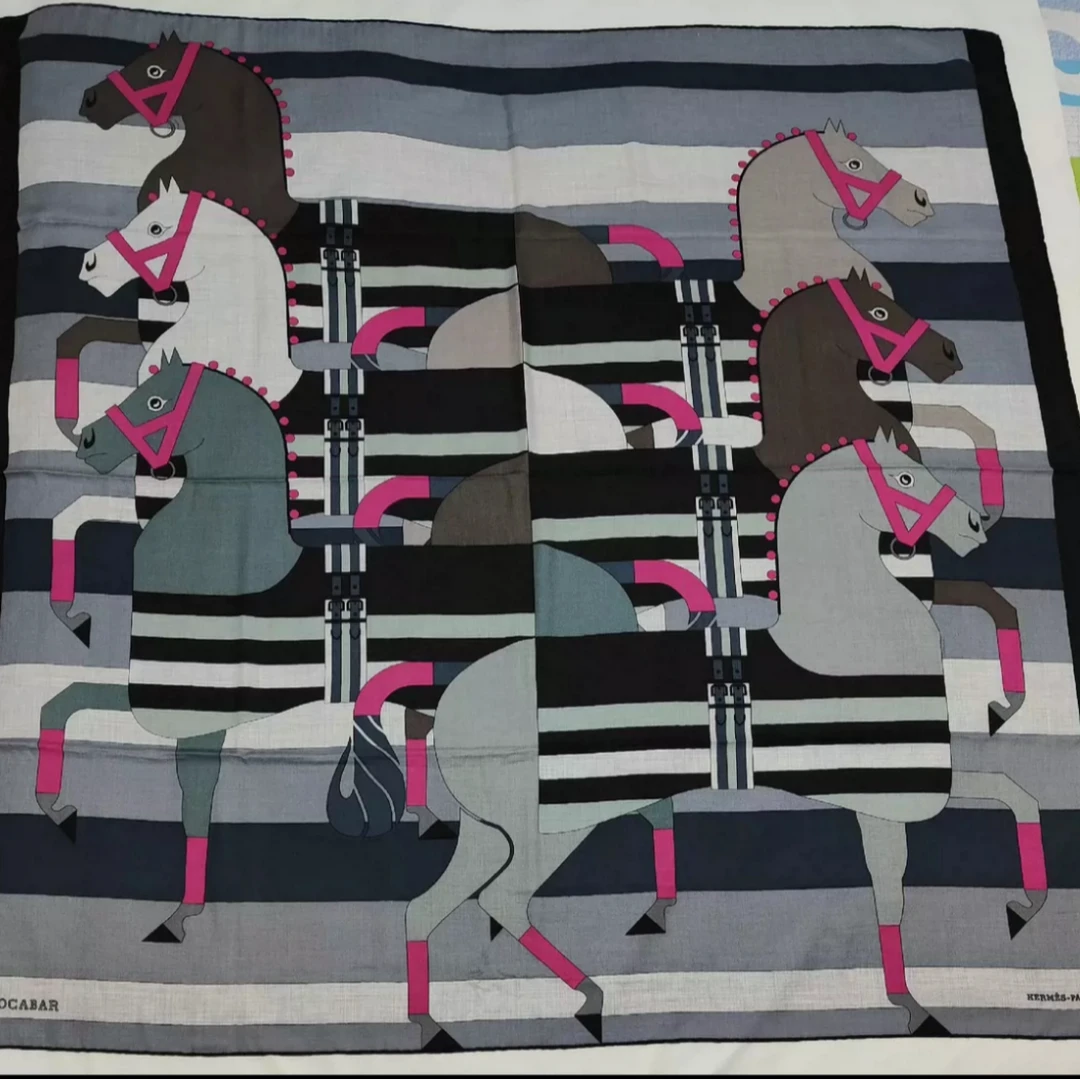 全新未使用 Hermes/爱马仕 【小花念念】围巾