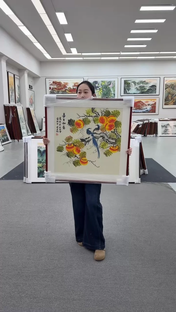 国画事事如意80*80