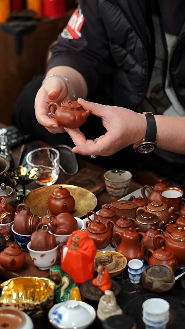 闪购37 40CC 狮子摘小茶壶功夫茶道具