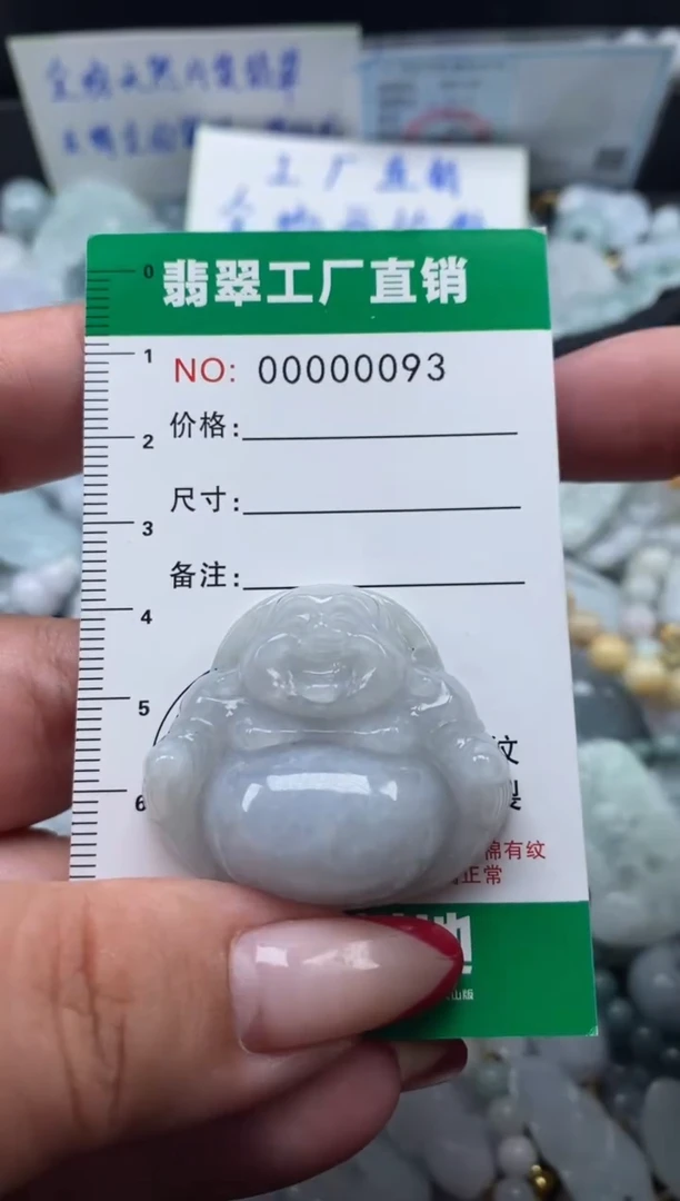 翡翠未镶嵌颈饰天然A货翡翠0093.