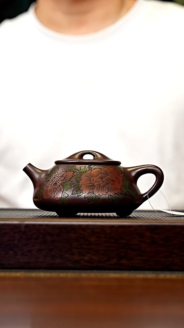 茶壶紫砂宜兴原矿 手工 紫砂壶容量320CC