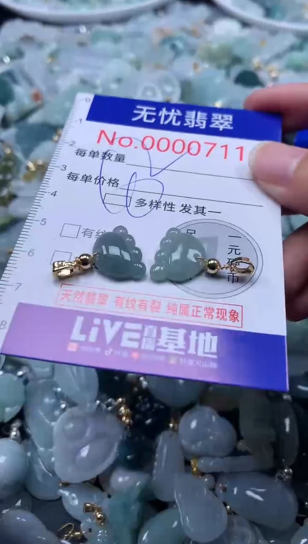 翡翠未镶嵌吊坠(不含链)711