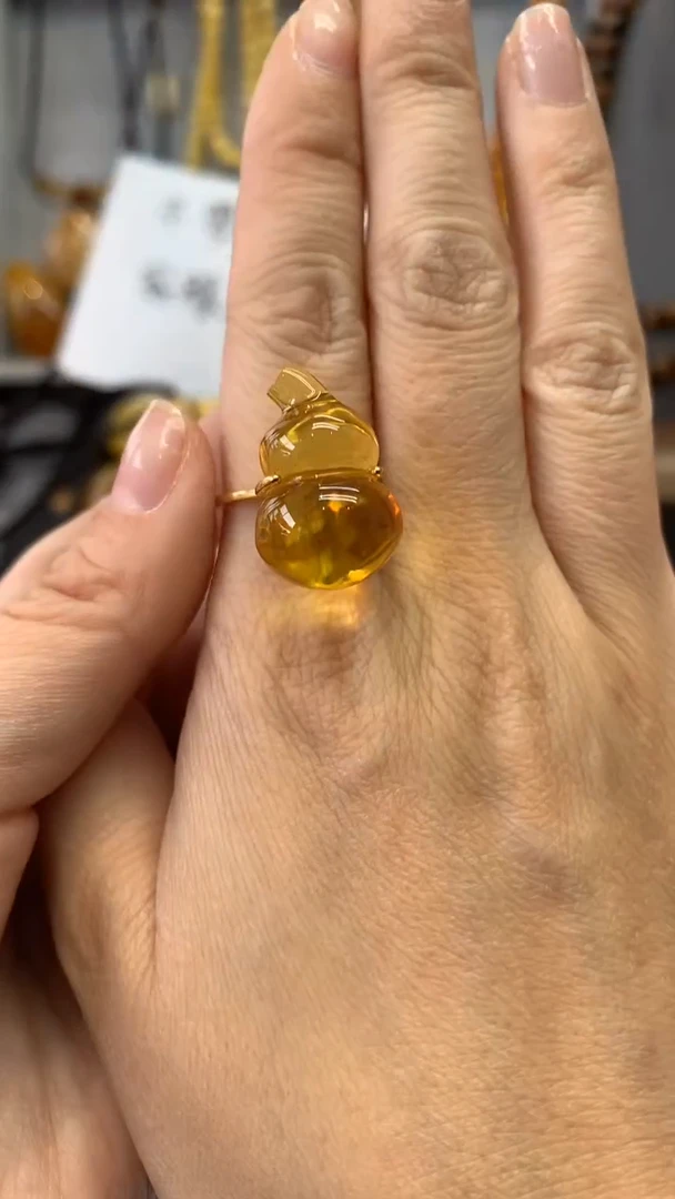 【闪购商品】琥珀珠宝奇石银S925镶嵌88